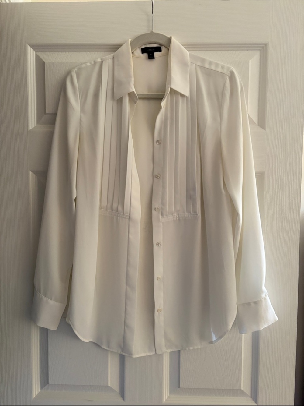 J. Crew Tuxedo Blouse